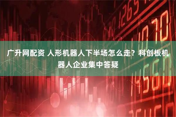 广升网配资 人形机器人下半场怎么走？科创板机器人企业集中答疑