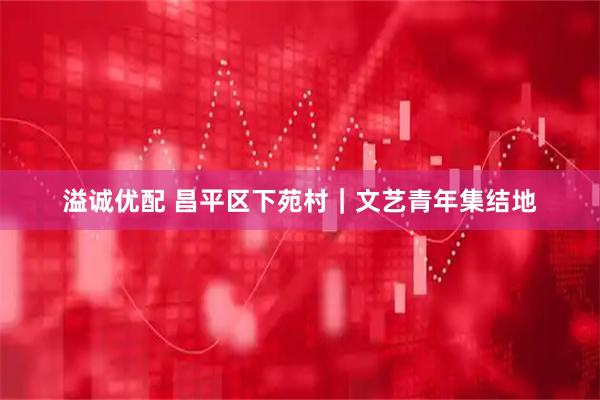 溢诚优配 昌平区下苑村｜文艺青年集结地